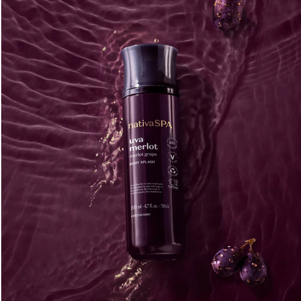 Uva merlot NativaSPA Body splash 200ml