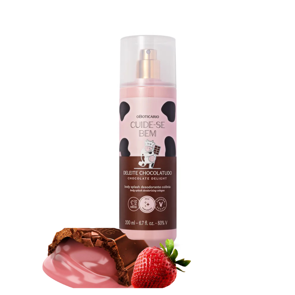 Deleite Chocolatudo Cuide-se Bem Body splash 200ml