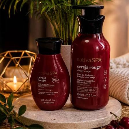 Cereja rouge Glorioso de banho NativaSPA Huile corps 200ml