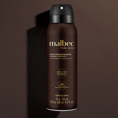 Déodorant Malbec Pure gold 125ml