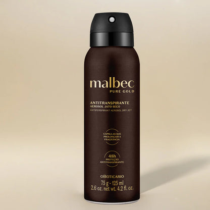 Déodorant Malbec Pure gold 125ml
