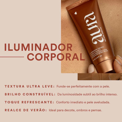 Aura Liquide illuminator corps & visage 75ml