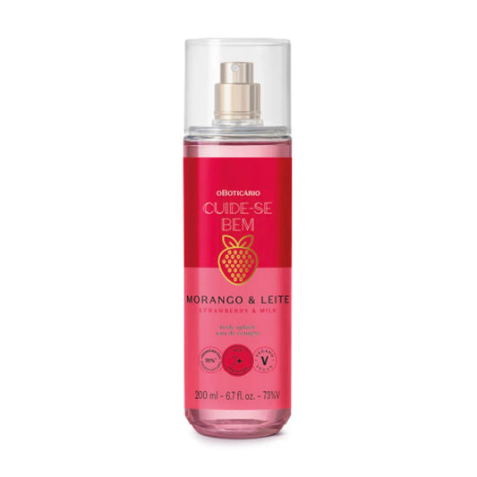 Morango & Leite Cuide-se Bem Body splash 200ml