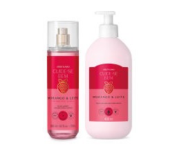 Morango & Leite Cuide-se Bem Body splash 200ml