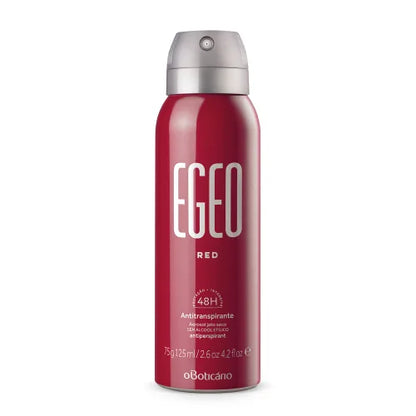 Egeo Red Déodorant Antitranspirante Aérosol Dry Jet 125ml