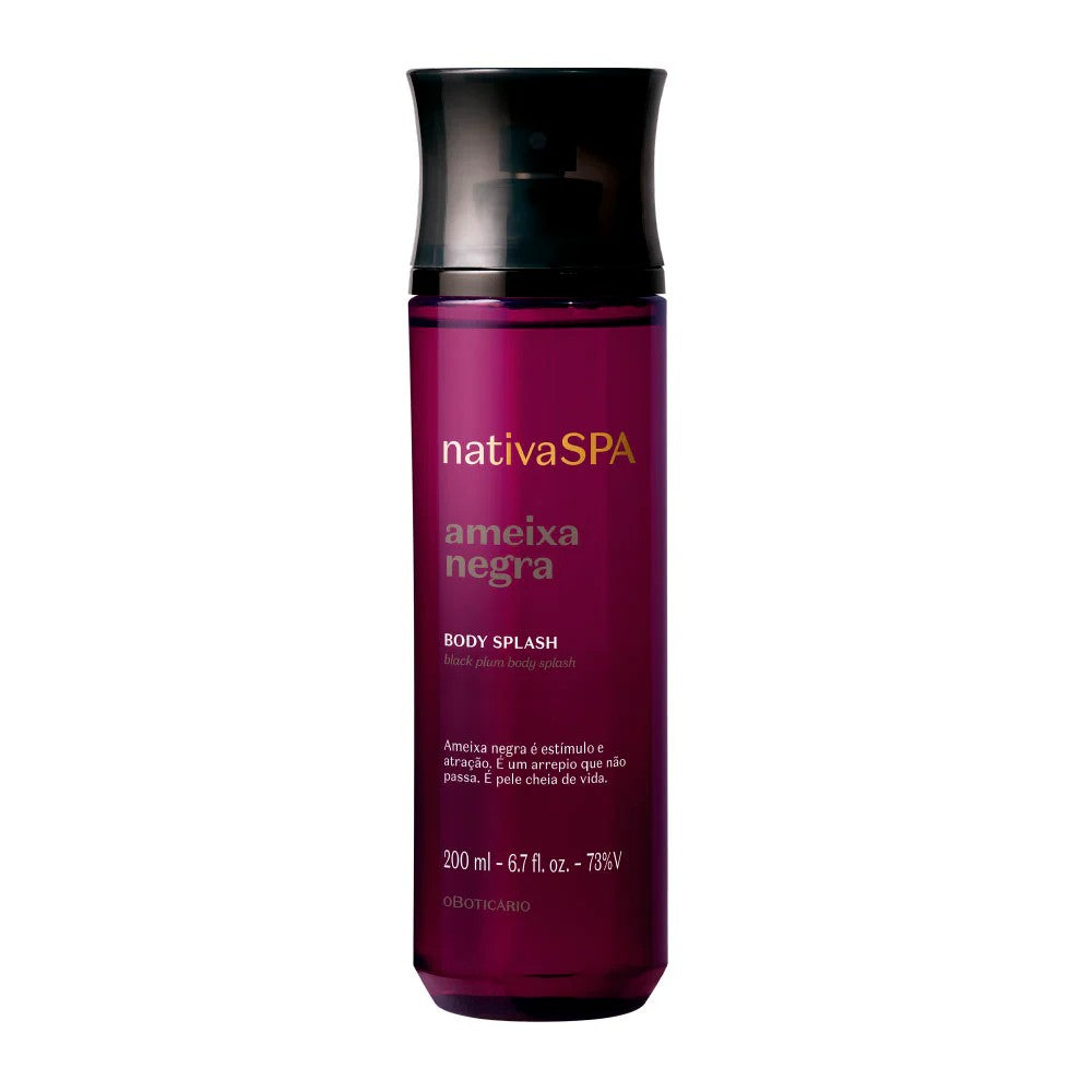 Black plum Ameixa Negra NativaSPA Body splash 200ml