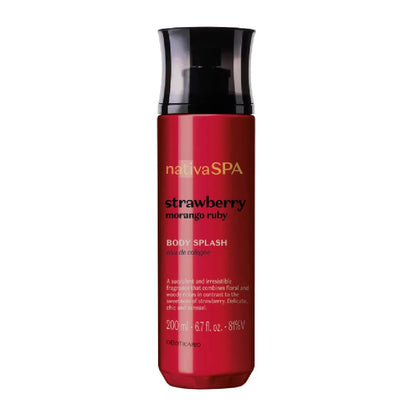 Morango rubi strawberry NativaSpa Body splash 200ml
