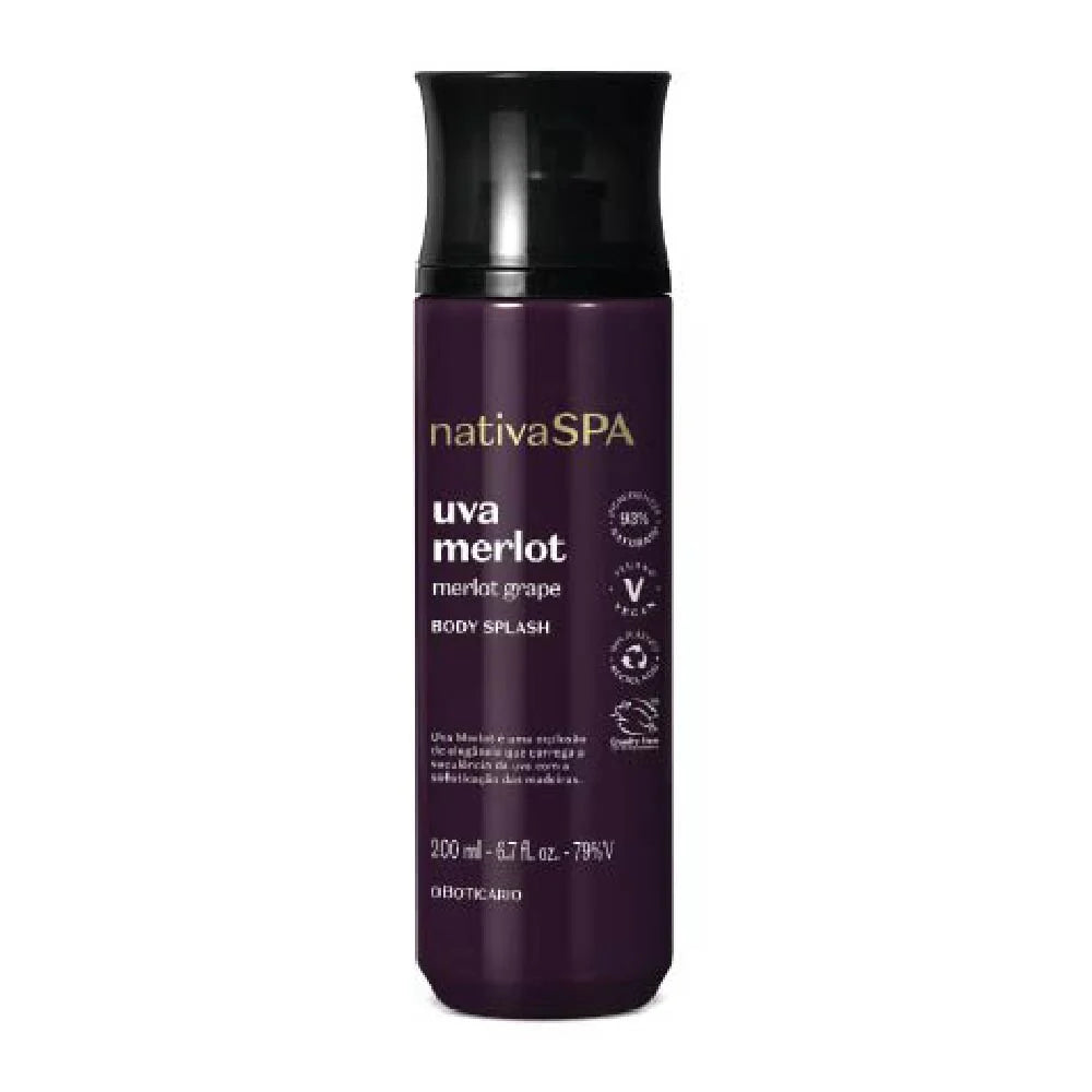 Uva merlot NativaSPA Body splash 200ml