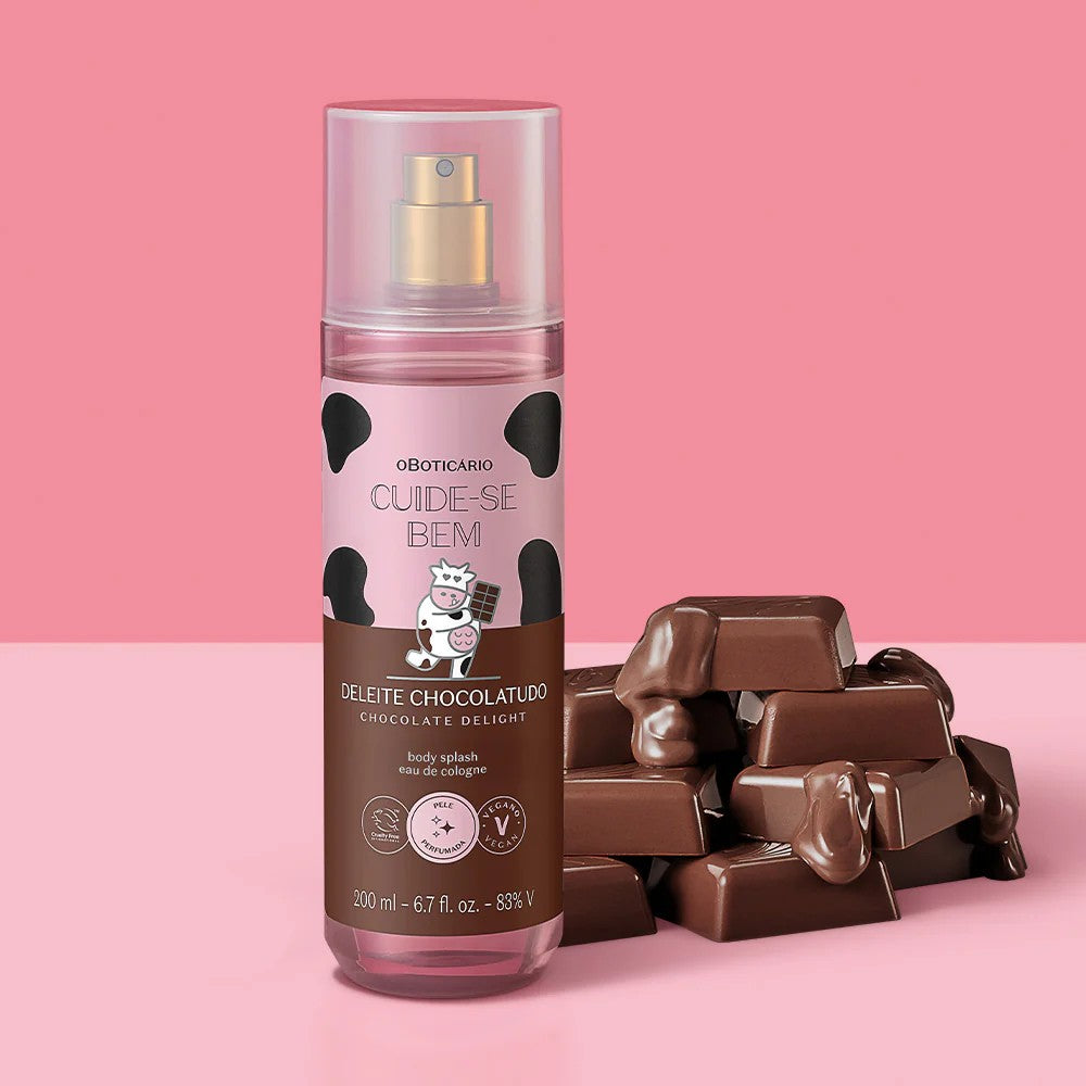 Deleite Chocolatudo Cuide-se Bem Body splash 200ml