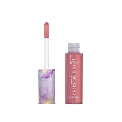 Gloss Doces Delirios Algadão Doce Cuide-se Bem Barba à papa 10ml