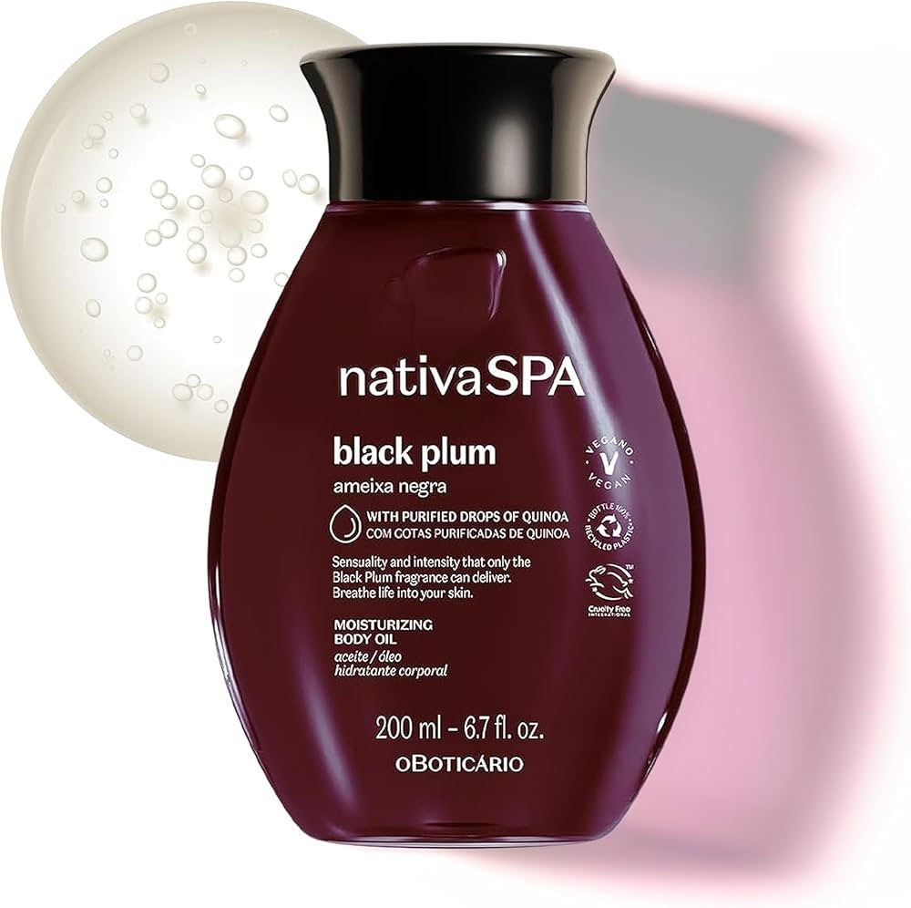 Black plum Ameixa Negra NativaSPA Huile corps 200ml