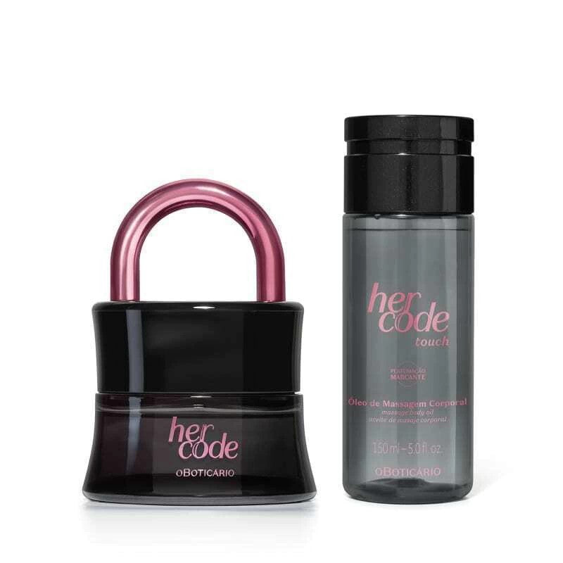 Her Code Touch huile corps 150ml
