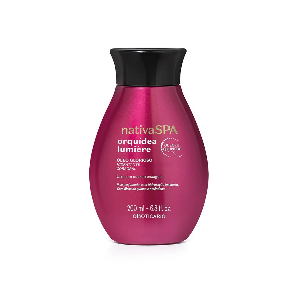 Orchirdée Lumière Huile de bain corps NativaSPA 200ml