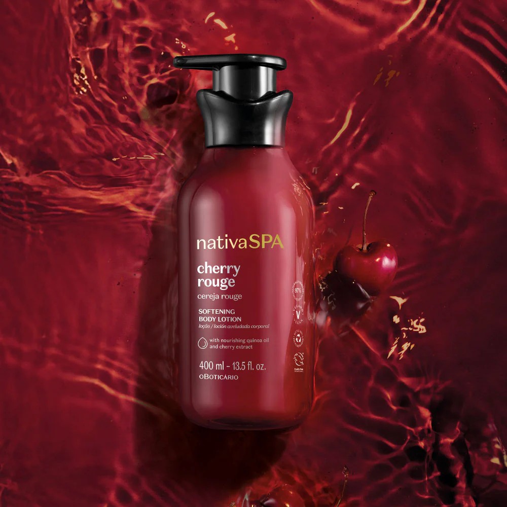 Cherry Rouge Lotion hydratante NativaSPA 400ml