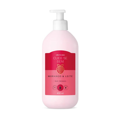 Morango & Leite Cuide-se Bem Lotion 400ml