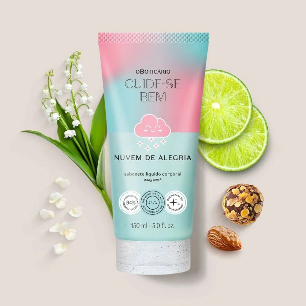 Gel douche Nuvem de Alegria Cuide-se bem sabonete liquido 150ml