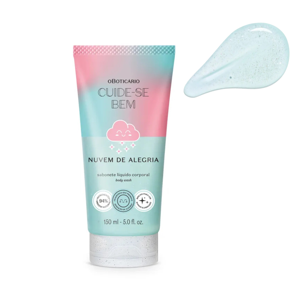 Gel douche Nuvem de Alegria Cuide-se bem sabonete liquido 150ml