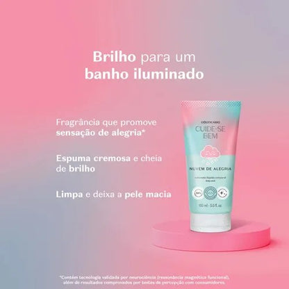 Gel douche Nuvem de Alegria Cuide-se bem sabonete liquido 150ml