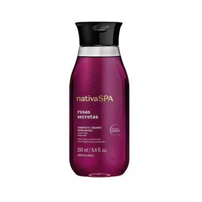 Gel Douche parfumé Rosas Secretas Sabonete Liquido 250ml