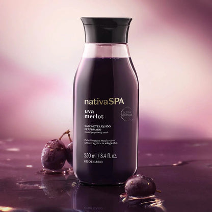 Gel douche Uva Merlot Sabonete liquido 250ml