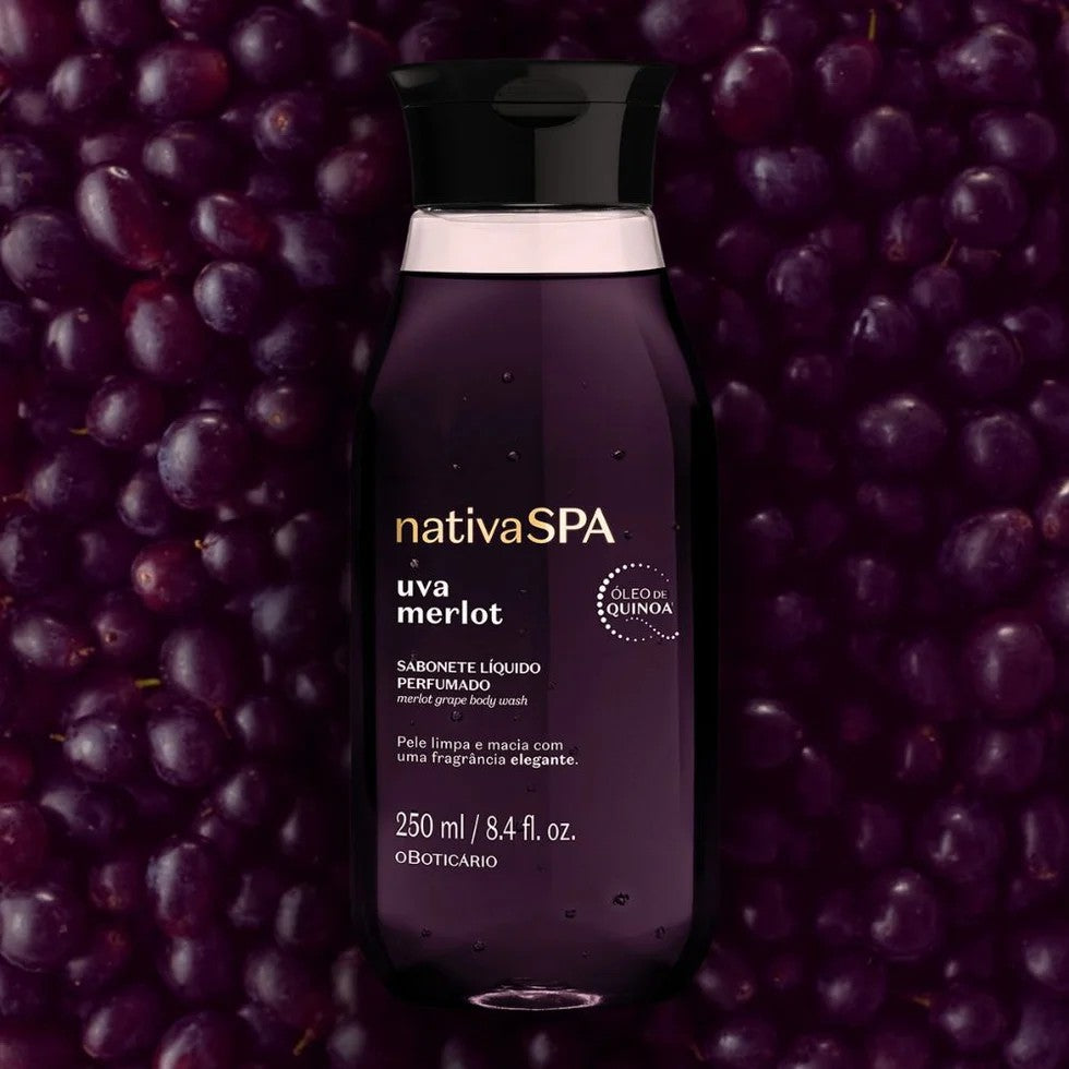 Gel douche Uva Merlot Sabonete liquido 250ml