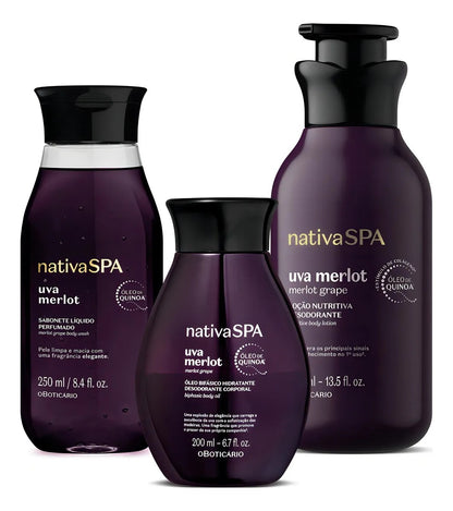 Gel douche Uva Merlot Sabonete liquido 250ml