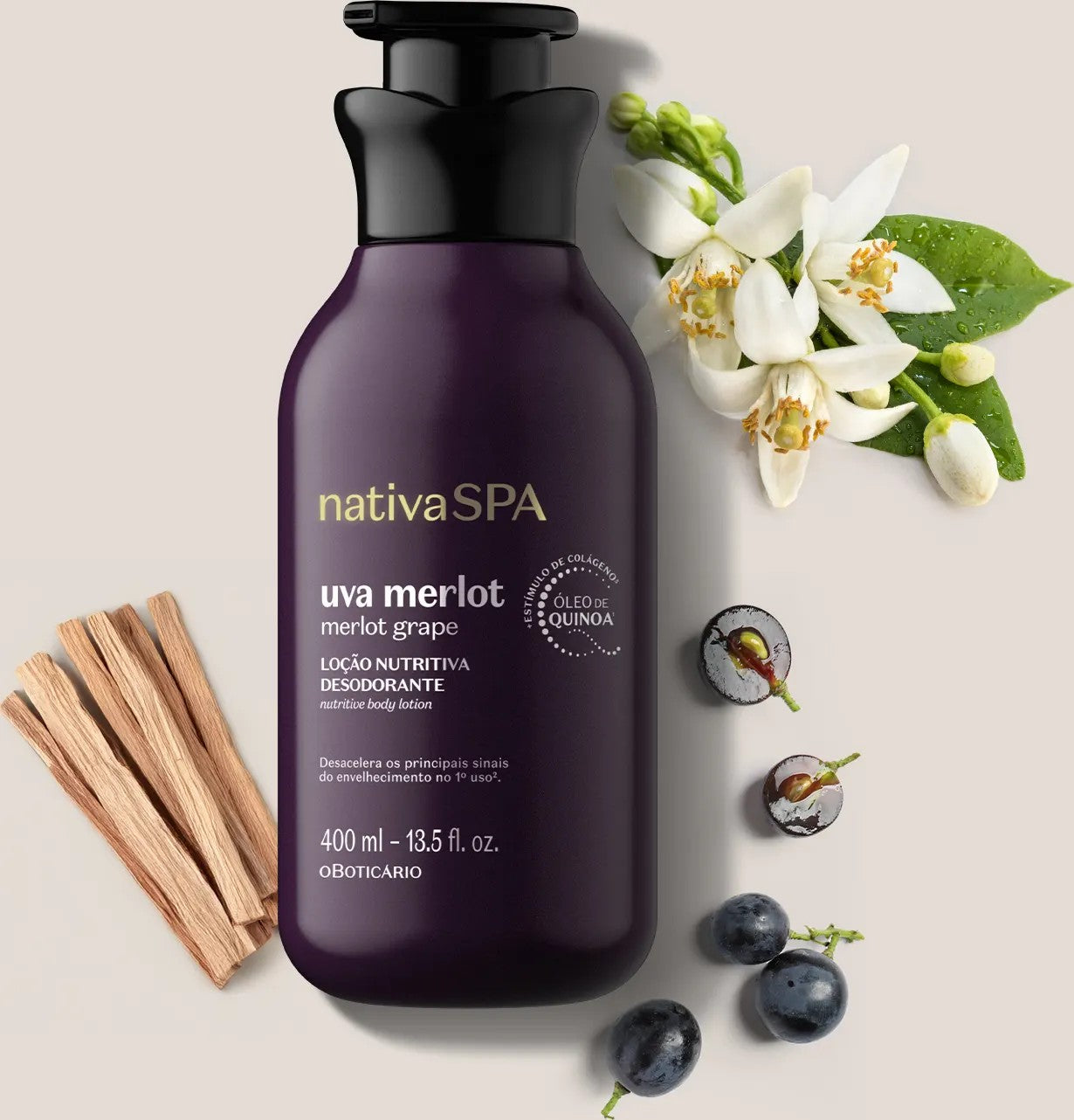 Uva Merlot NativaSPA Lotion 400ml